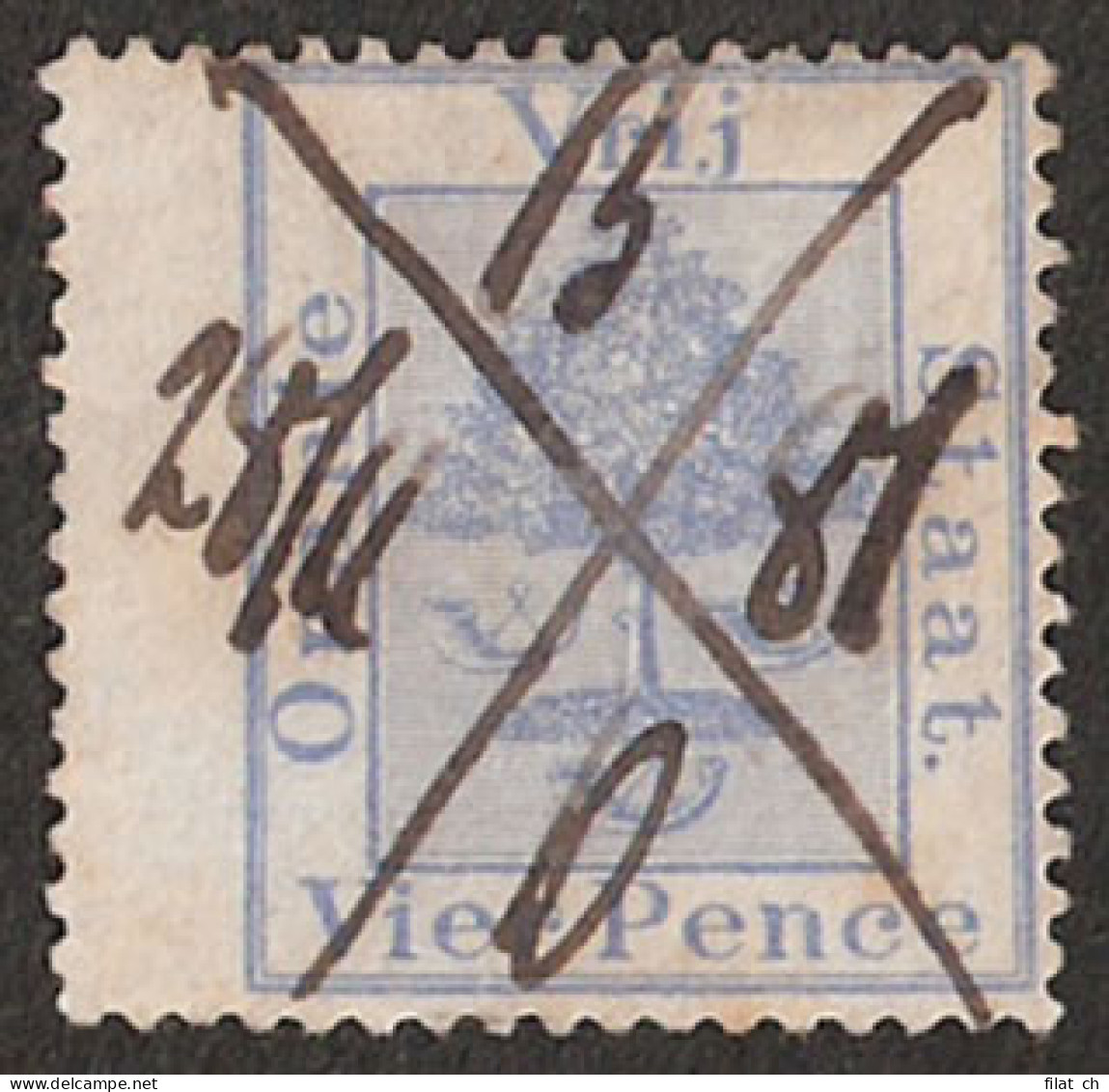 Orange Free State Revenues 1881 Rare Bank Draft Stamp - Stato Libero Dell'Orange (1868-1909)