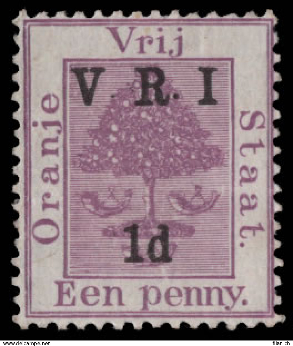Orange Free State 1900 VRI SG113 1d No Stop After "V" And "I" - Oranje-Freistaat (1868-1909)