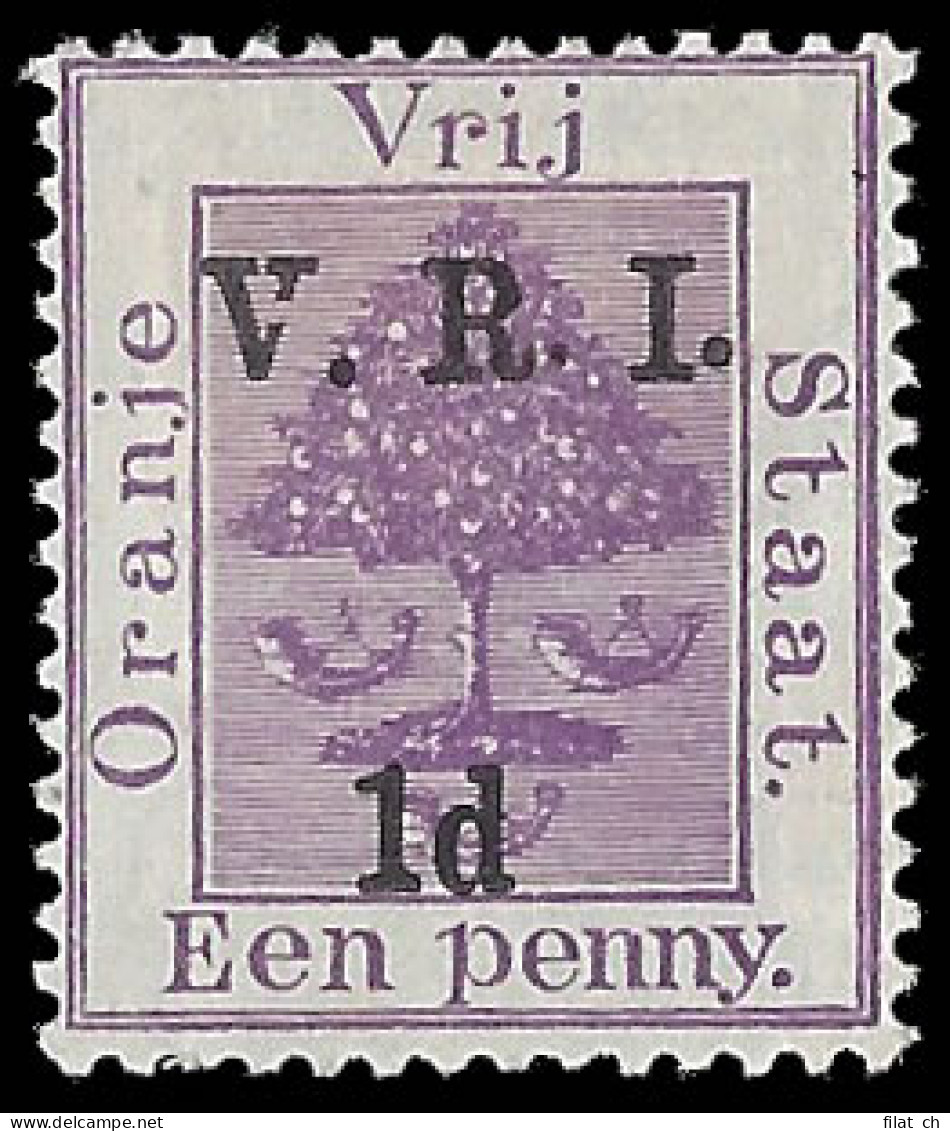 Orange Free State 1900 VRI SG113 1d Multiple Varieties - Oranje-Freistaat (1868-1909)