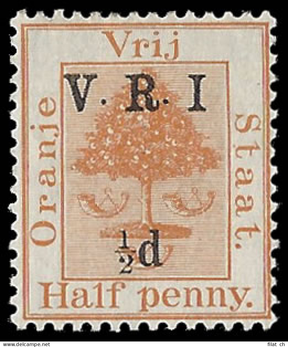 Orange Free State 1900 VRI SG112 &frac12;d No Stop After "I" - Orange Free State (1868-1909)