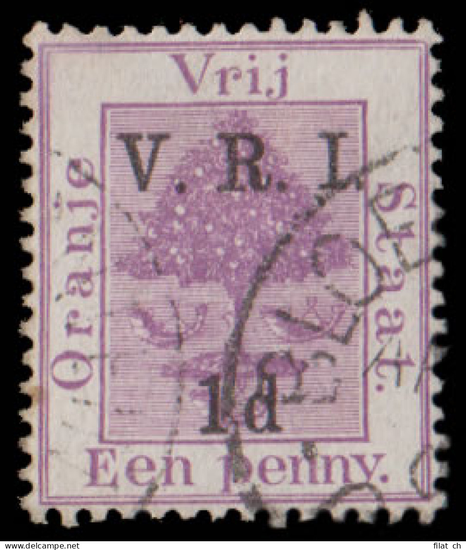 Orange Free State 1900 VRI SG102 1d Wider Spaced "1" & "d" VF/U - Orange Free State (1868-1909)