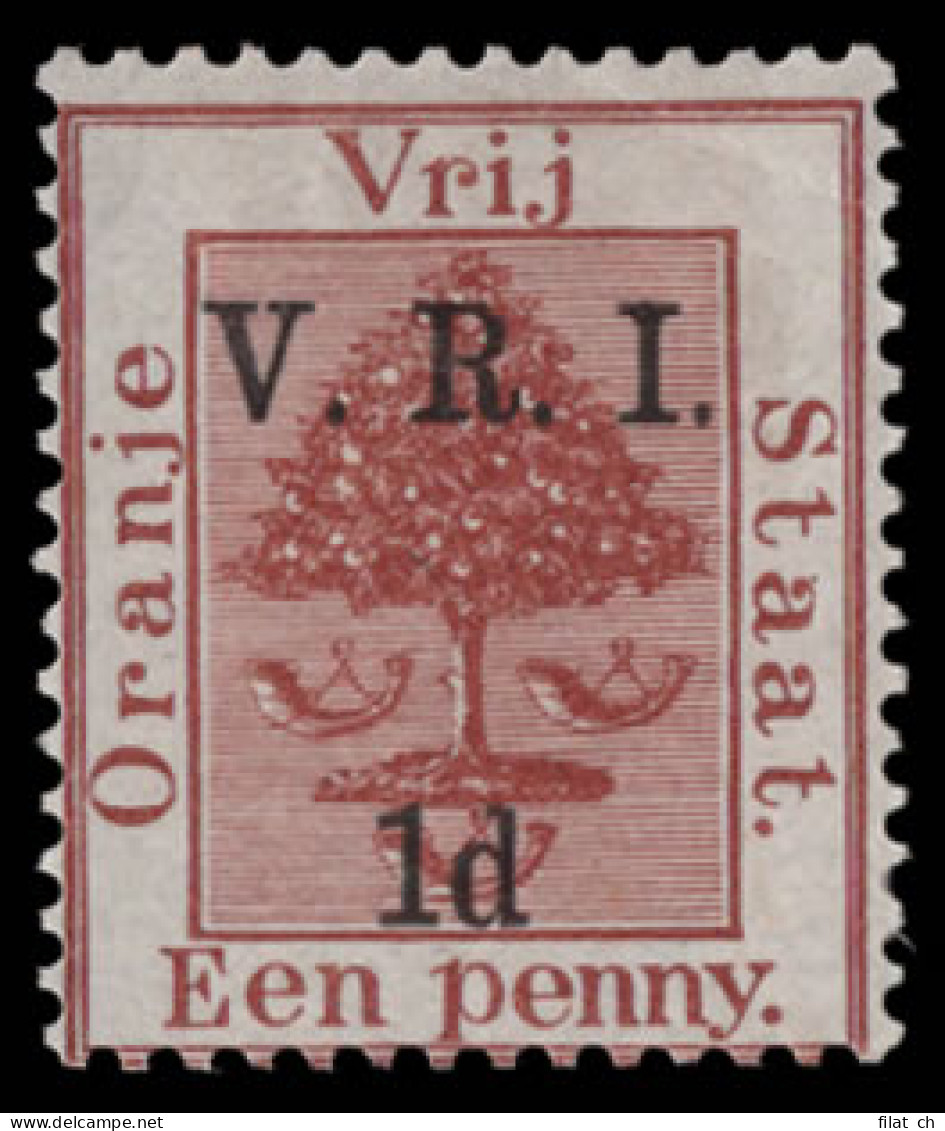 Orange Free State 1900 VRI SG102 1d Error Of Colour F-VF/M - État Libre D'Orange (1868-1909)