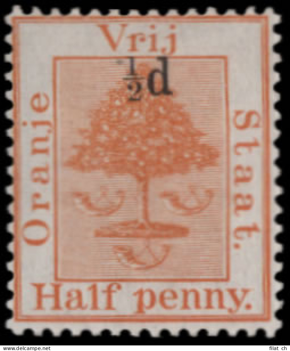 Orange Free State 1900 VRI SG101 Â½d VRI Omitted VF/M - État Libre D'Orange (1868-1909)