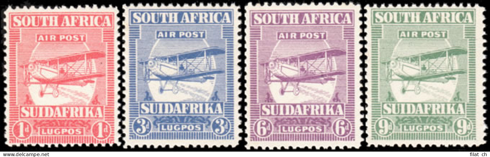 South Africa 1925 Airmails Set UM - Aéreo