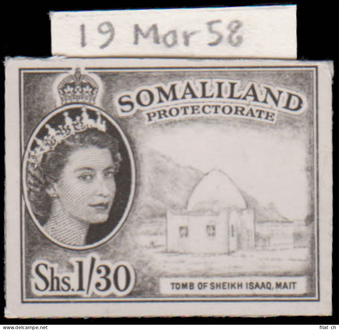 Somaliland 1958 QEII Bradbury Record Book Photo-Essay, Unique - Somaliland (Protettorato ...-1959)