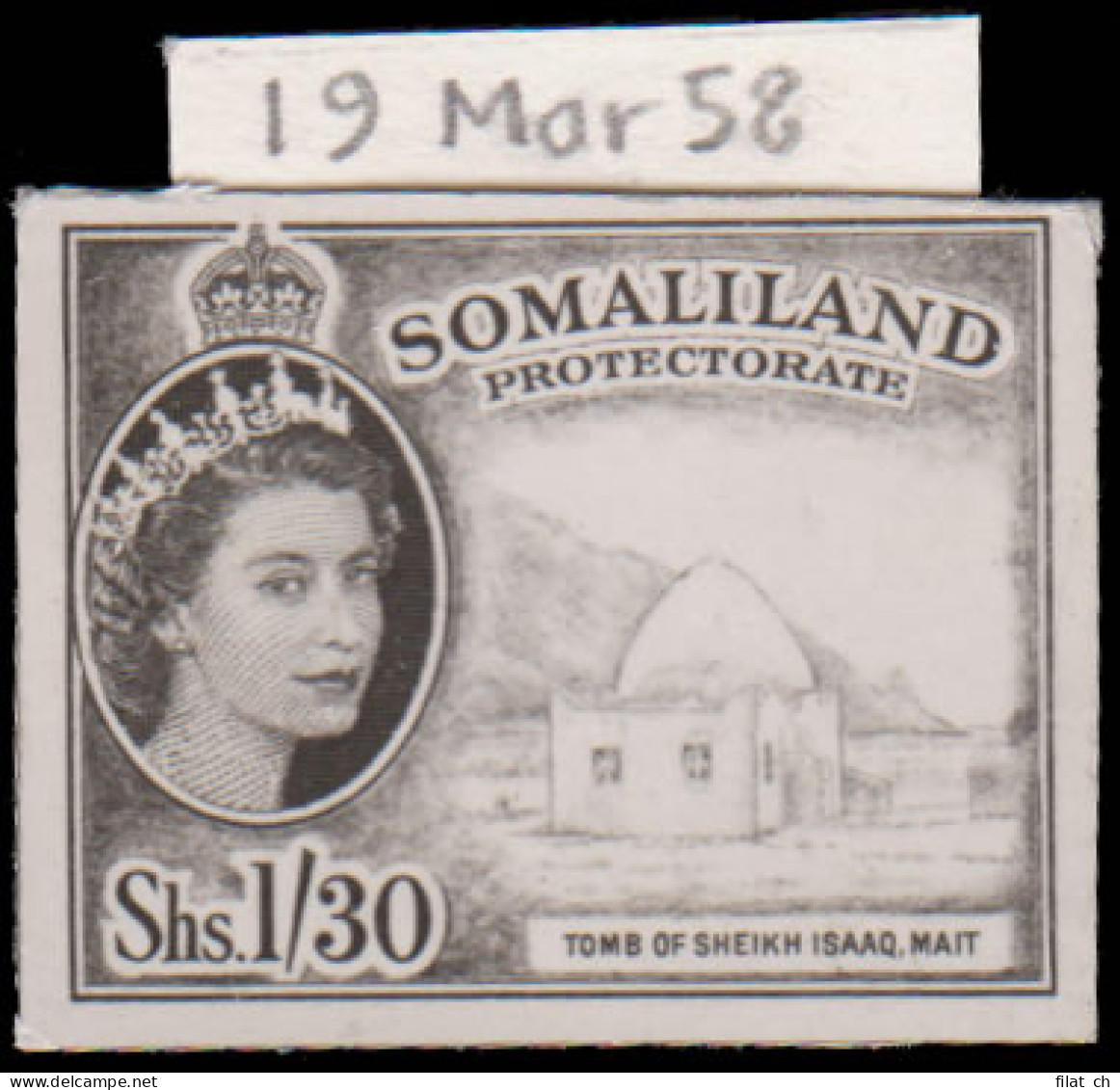 Somaliland 1958 QEII Bradbury Record Book Photo-Essay, Unique - Somaliland (Herrschaft ...-1959)