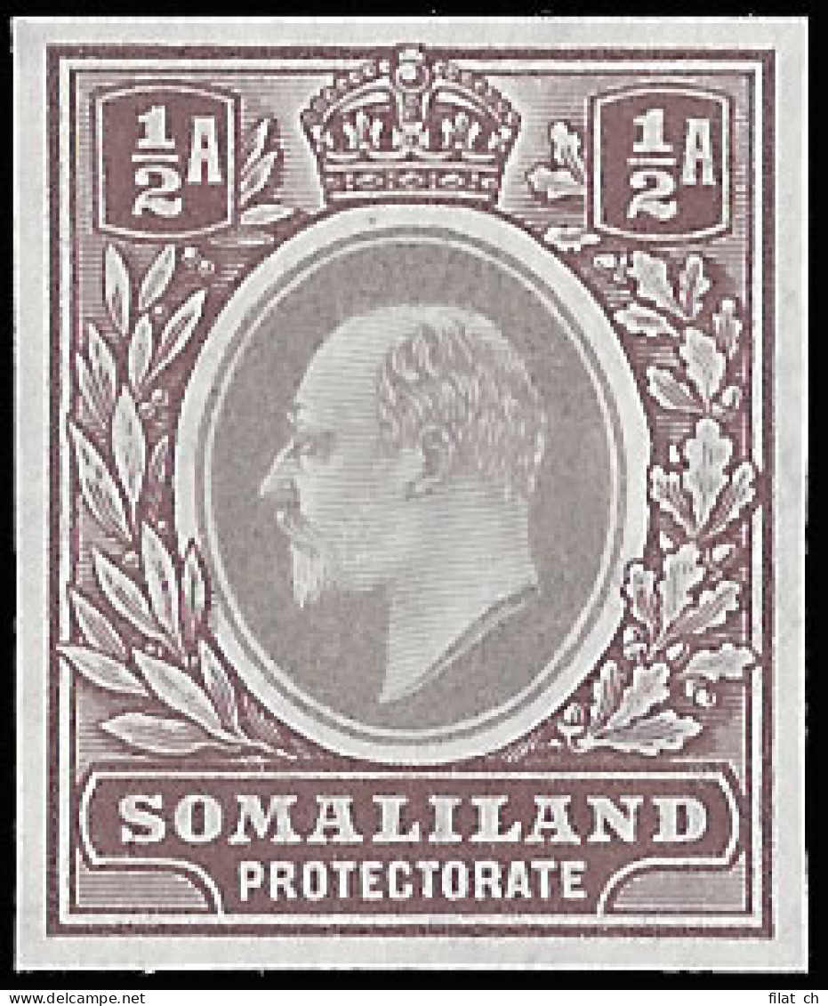 Somaliland 1903 KEVII &frac12;a Colour Trial - Somaliland (Protettorato ...-1959)