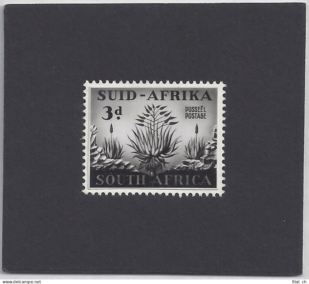 South Africa 1953c Composite Essay 3d Aloe Near-Issued - Unclassified