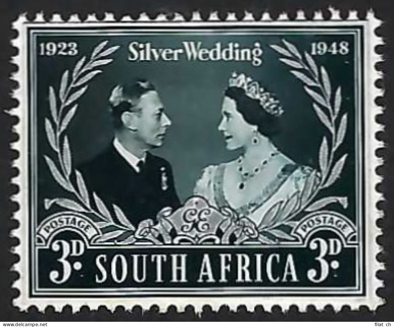 South Africa 1948 Silver Wedding Colour Photographic Proof - Non Classés