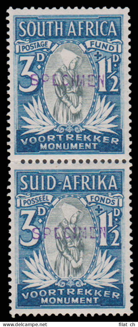 South Africa 1933 Voortrekkers 3d Specimens, Rare - Non Classés