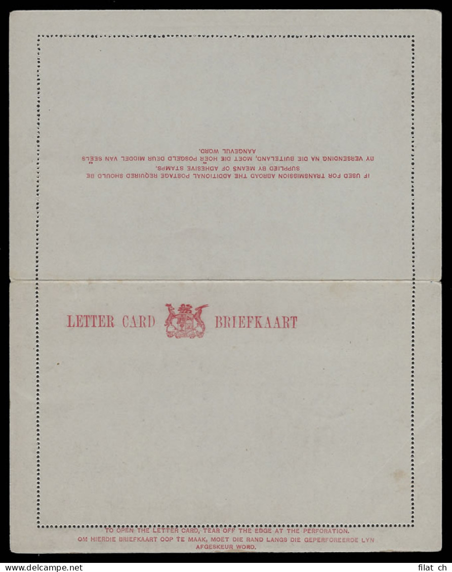 South Africa 1930 Letter Card Proof Without Value/Duty - Unclassified