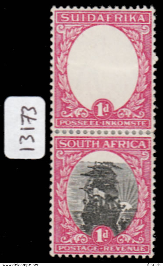 South Africa 1930 1d Centre Omitted With Cert - Zonder Classificatie