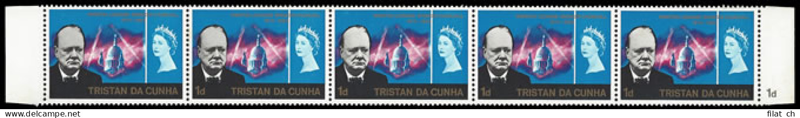 Tristan Da Cunha 1966 Churchill Value Omitted, Value Misplaced - Tristan Da Cunha