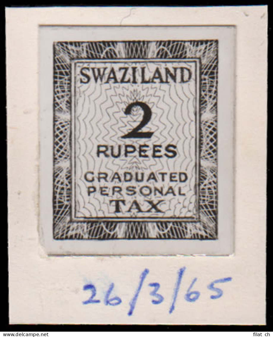 Swaziland Revenues 1965 Bradbury Record Book Photo-Essay - Swaziland (...-1967)