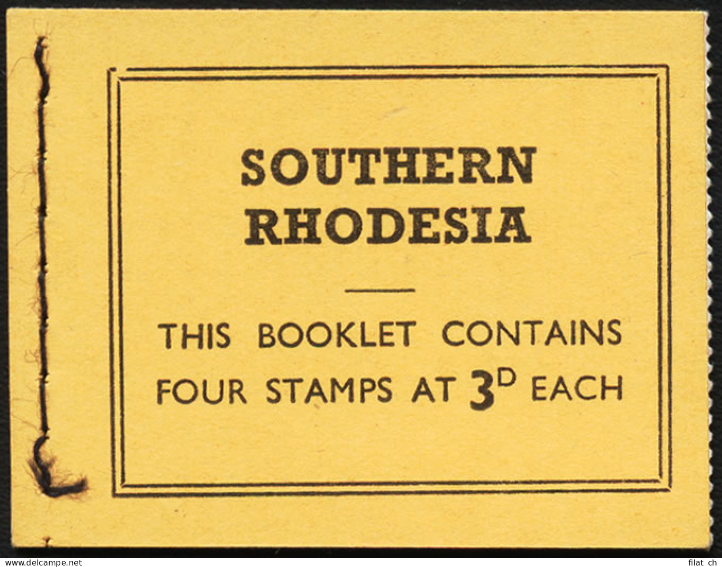 Southern Rhodesia Booklet 1964 1/- Orange VF Complete - Sonstige & Ohne Zuordnung