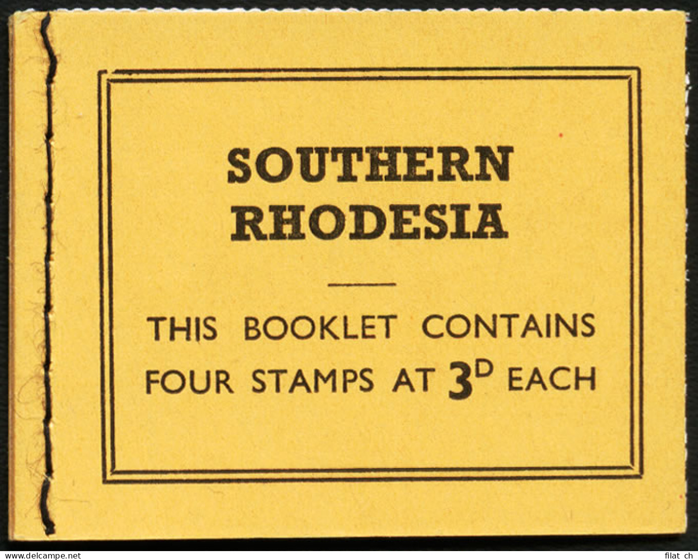 Southern Rhodesia Booklets 1964 1/- With Broken Oval - Autres & Non Classés