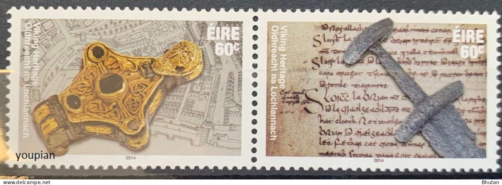Ireland 2014, Viking Heritage, MNH Stamps Strip - Neufs