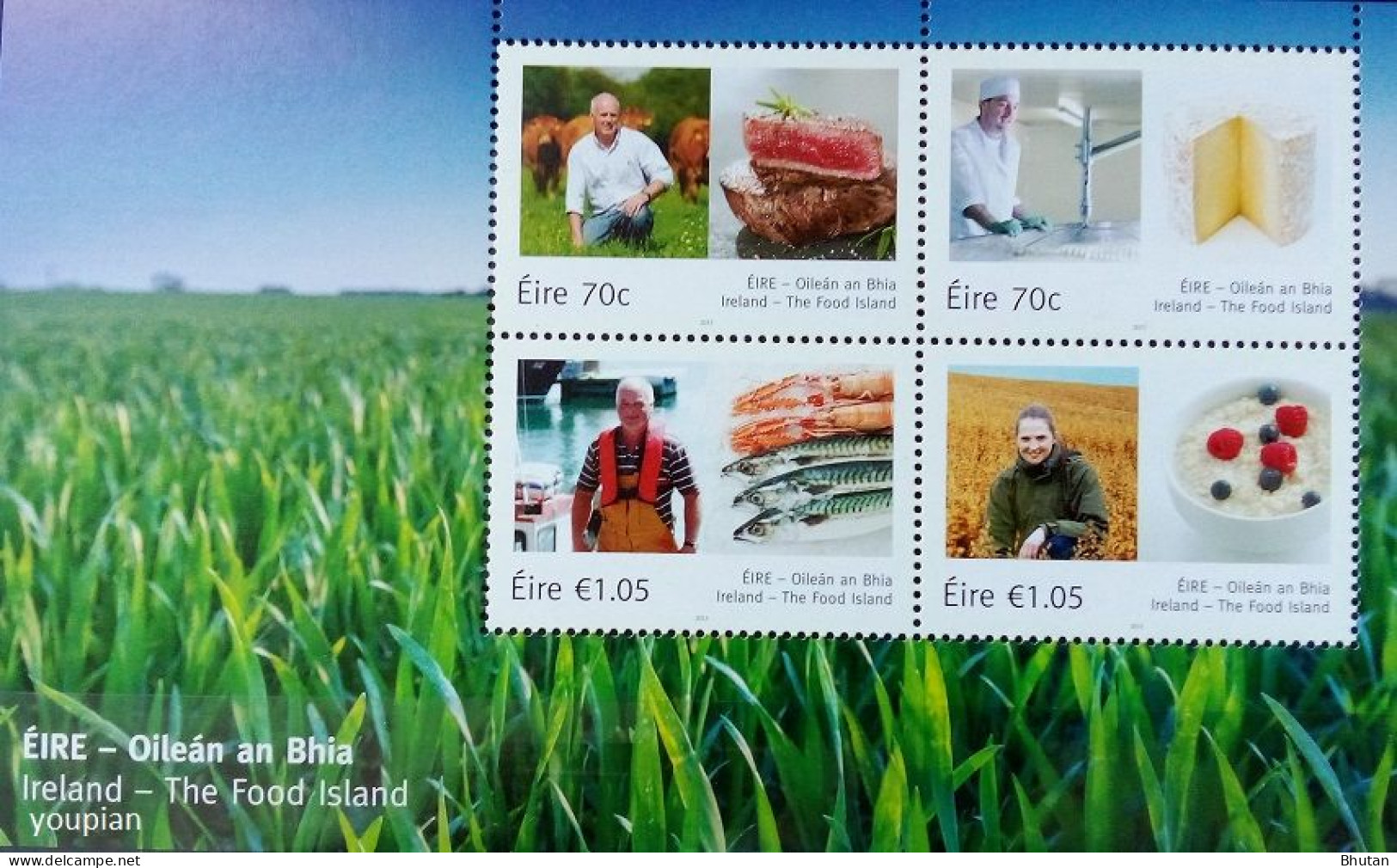 Ireland 2015, The Food Island, MNH S/S - Unused Stamps