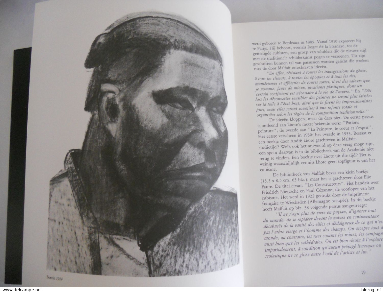 HUBERT MALFAIT door Marcel Duchateau ° Astene 1898 + Sint-Martens-Latem 1971 kunstschilder expressionisme Latemse school