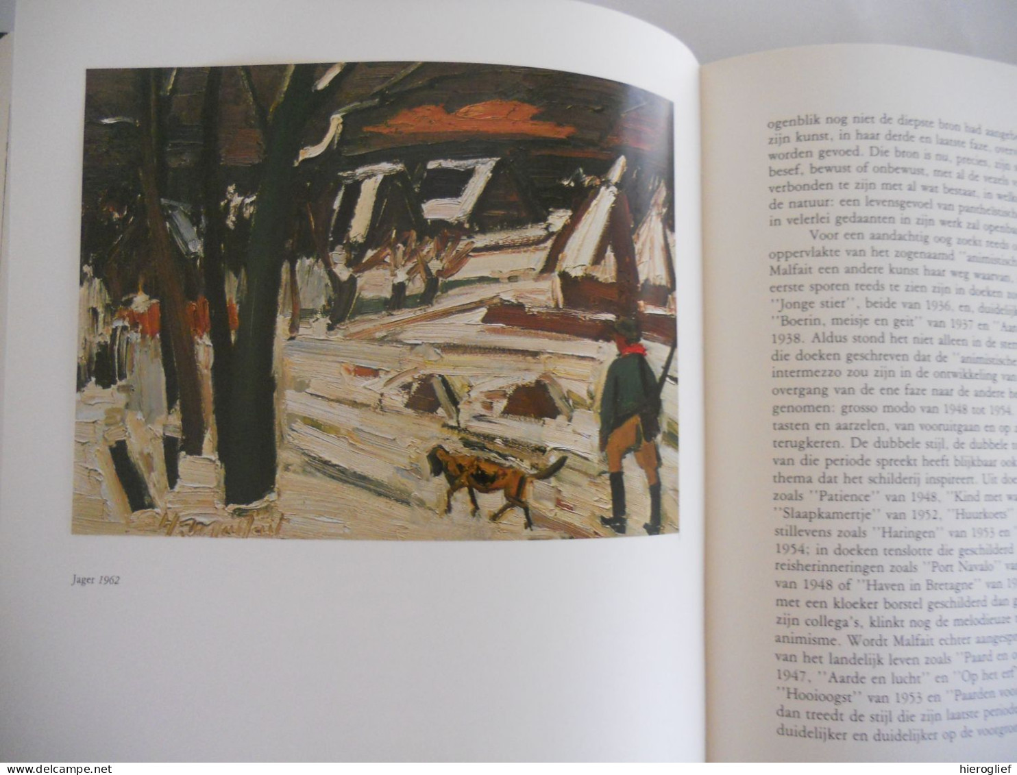 HUBERT MALFAIT door Marcel Duchateau ° Astene 1898 + Sint-Martens-Latem 1971 kunstschilder expressionisme Latemse school