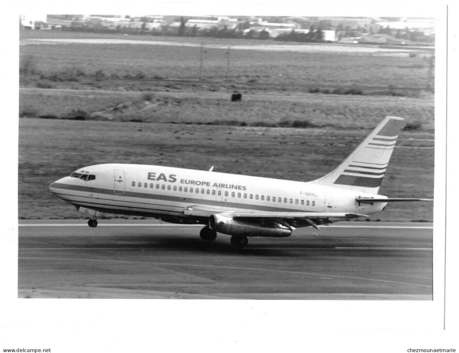 F-GHXL EUROPE AIRLINES BOEING CONSTRUCTEUR AVION PHOTO PYRENEES ORIENTALES - Aviazione