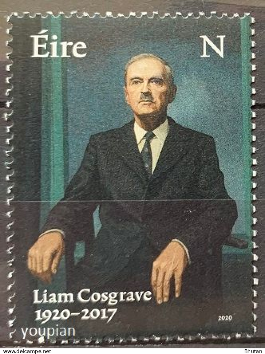 Ireland 2020, 6th Prime Minister Of Ireland Liam Cosgrave, MNH Single Stamp - Unused Stamps