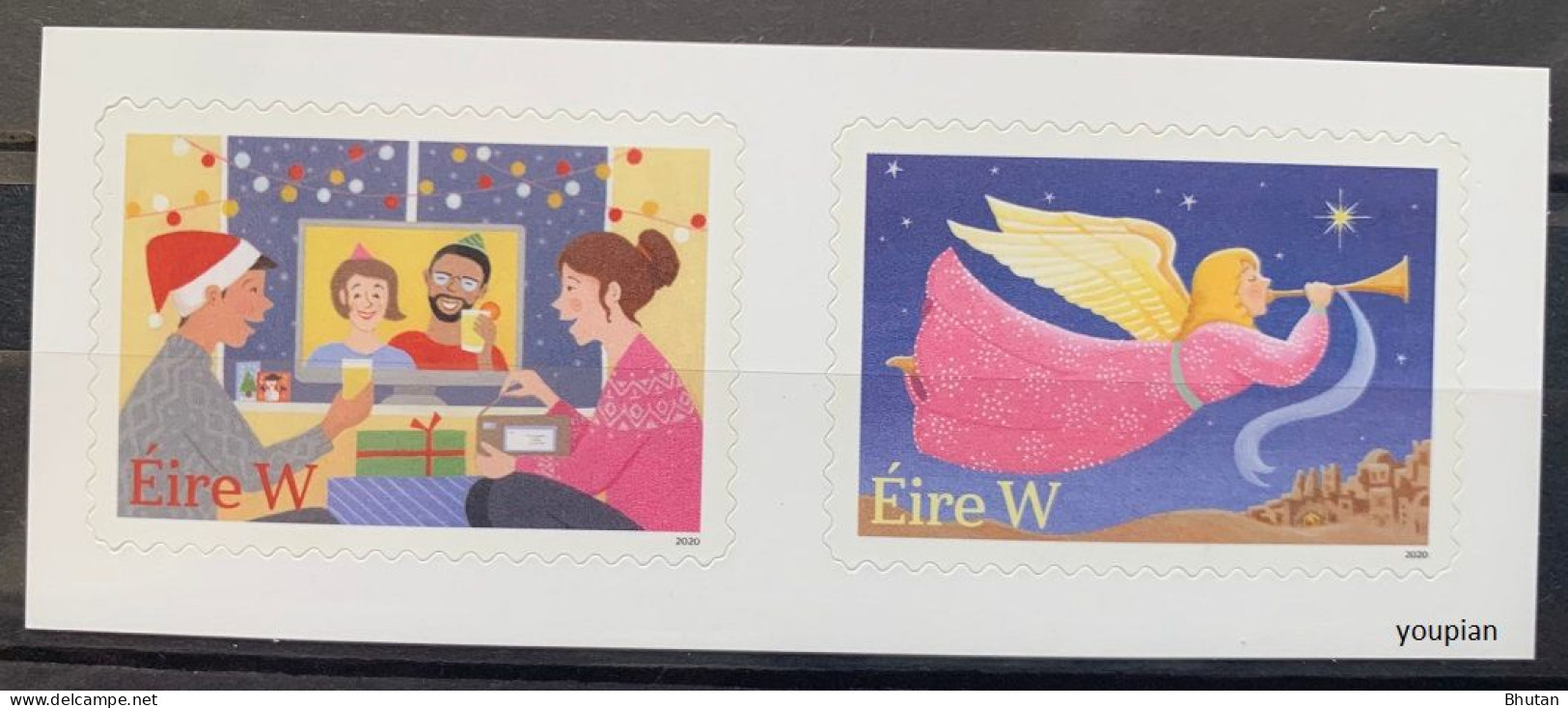 Ireland 2020, Christmas, MHH Stamps Set - Unused Stamps