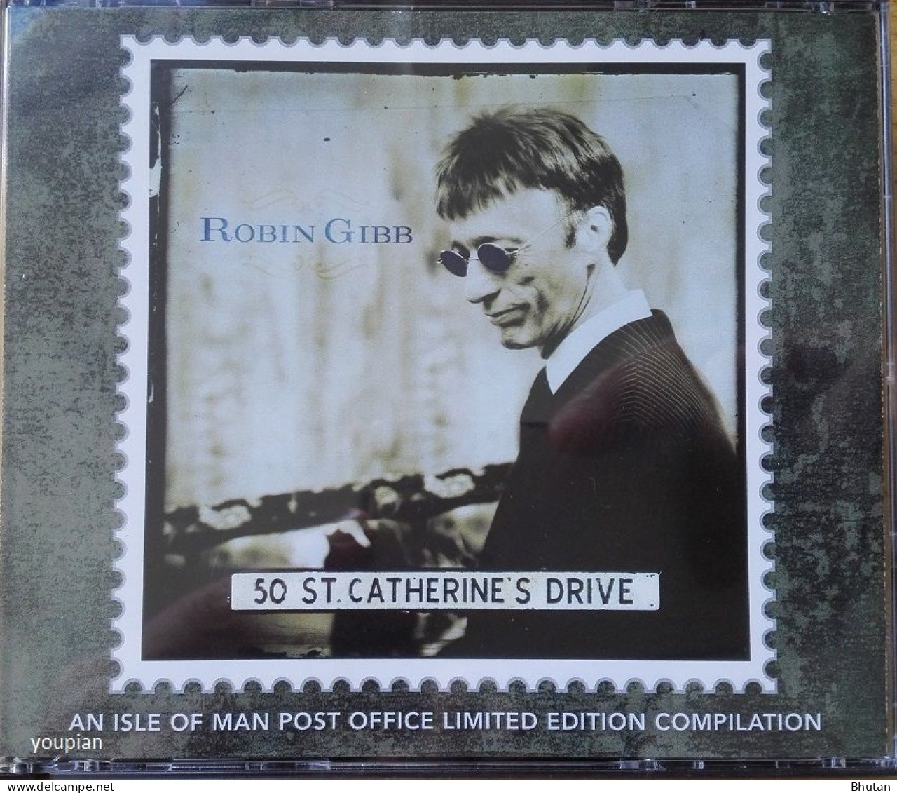 Isle Of Man 2014, Robin Gibb, Two CD's, Original Signature (345/1000) From Robin Gibb And MNH Stamps Set - Other - English Music