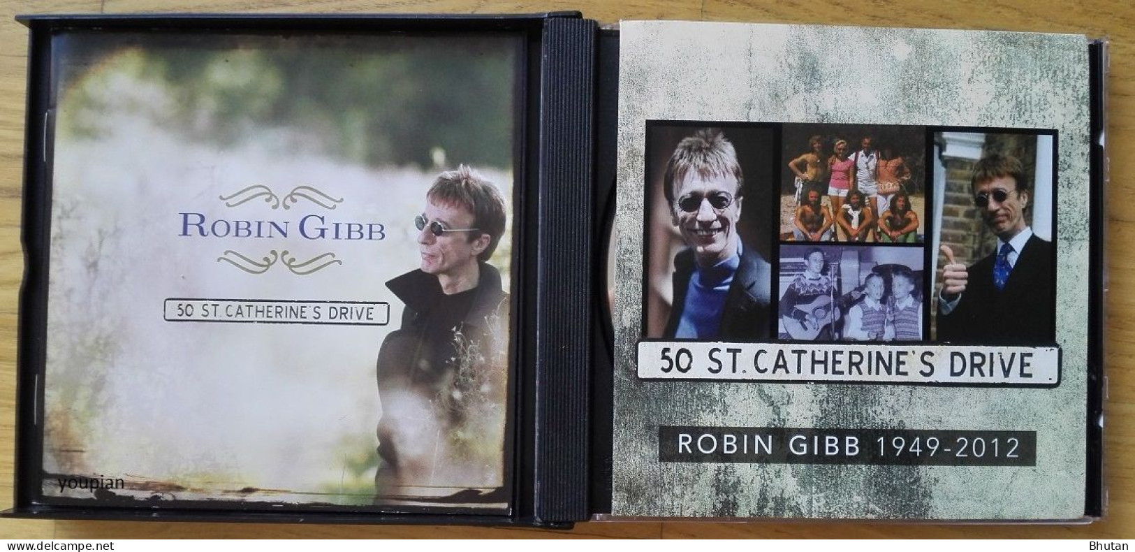 Isle Of Man 2014, Robin Gibb, Two CD's, Original Signature (345/1000) From Robin Gibb And MNH Stamps Set - Andere - Engelstalig