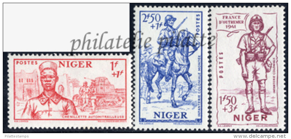 -Niger   86/88** - Unused Stamps