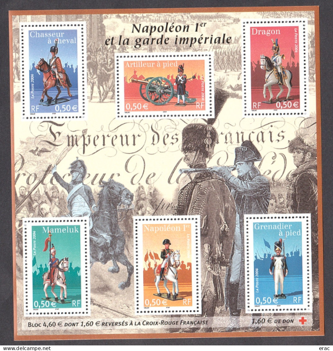 FRANCE - 2004 - Année complète - N° 3632 à 3729 - Neufs ** - 187 tp (les 99 + BF et carnets)