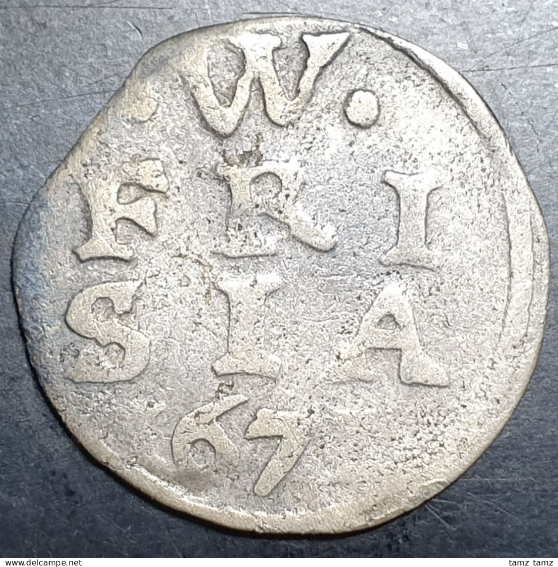 Provincial Dutch Netherlands West Friesland Frisiae 2 Stuiver 167X Silver - Provincial Coinage