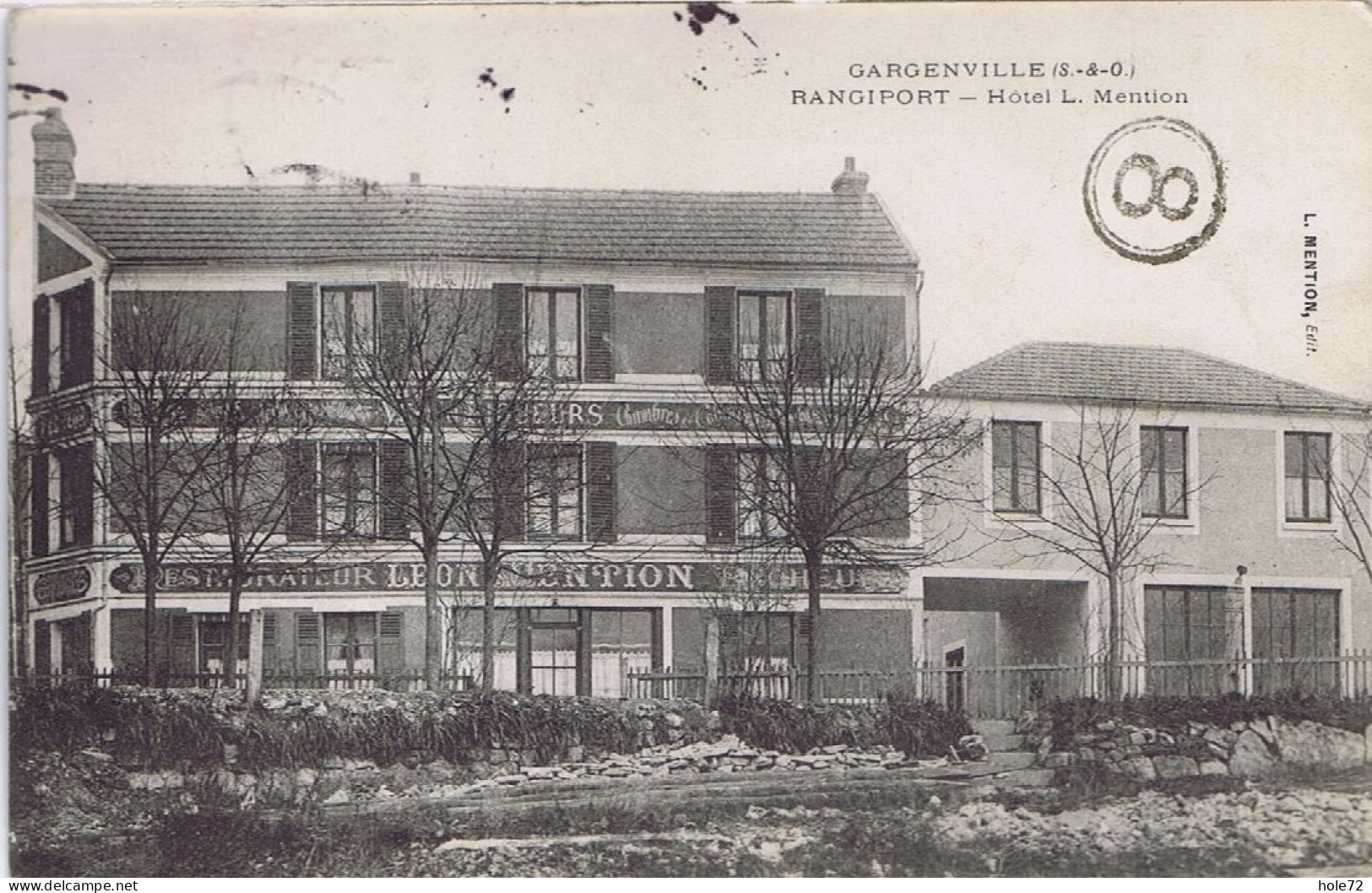 78 - Gargenville (Yvelines) - Rangiport - Hôtel L.. Mention - Gargenville