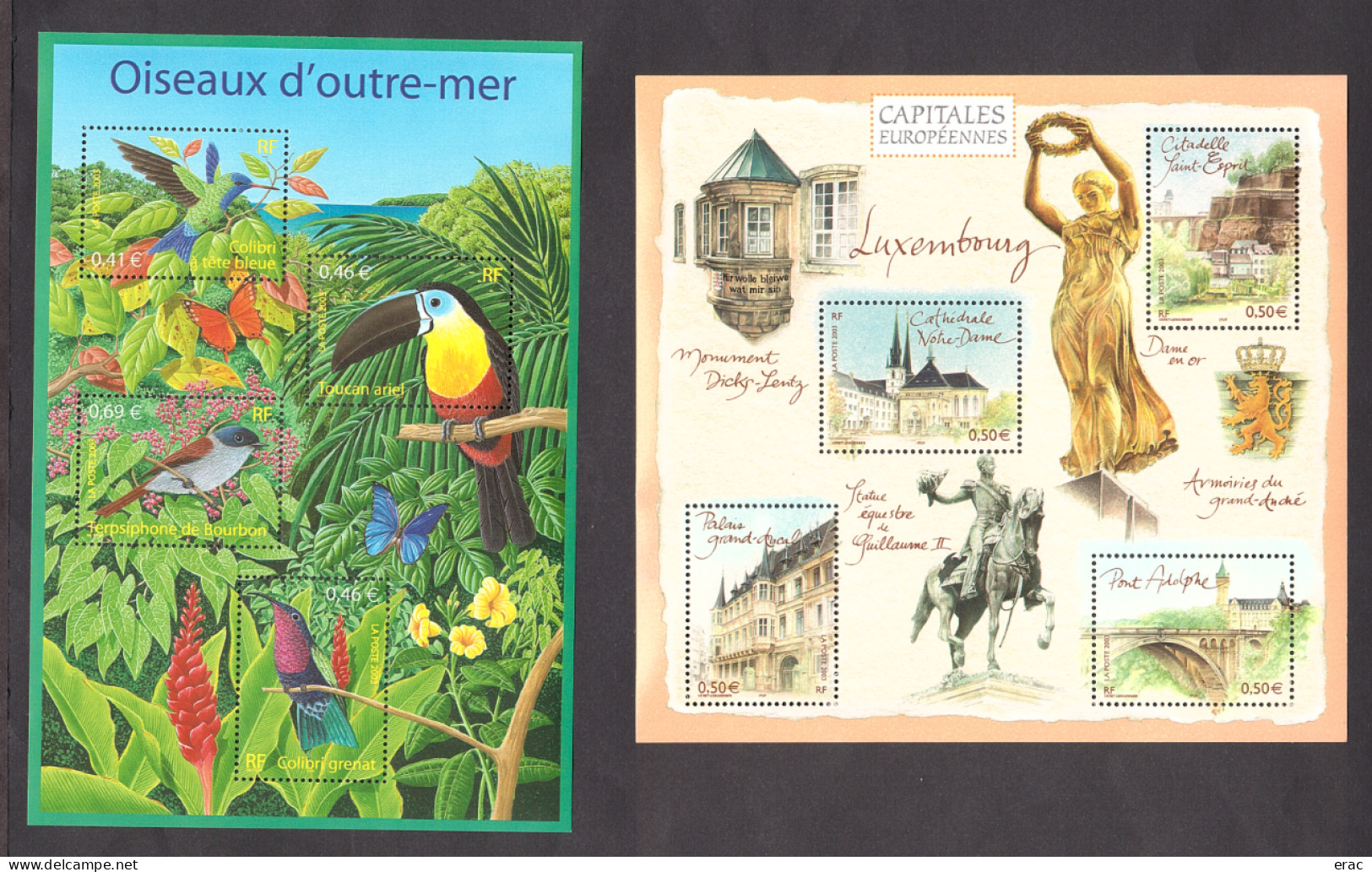 FRANCE - 2003 - Année complète - N° 3538 à 3631 - Neufs ** - 160 tp (les 94 + BF et carnets)