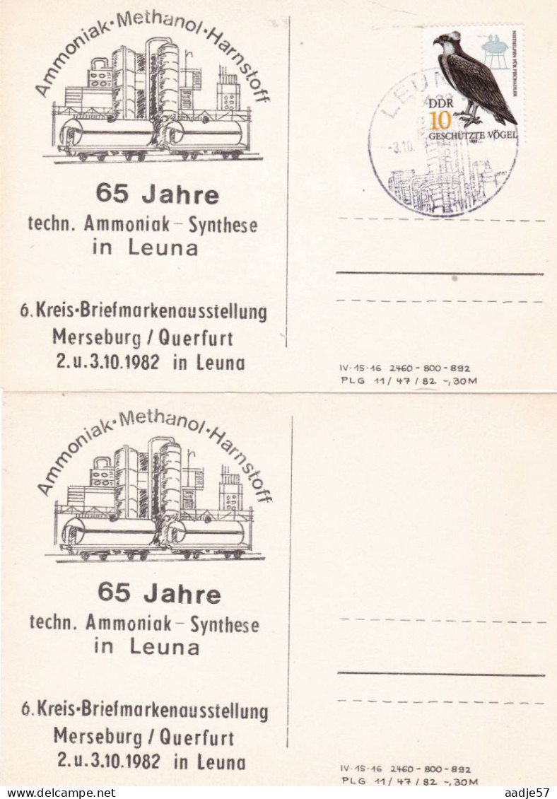 Germany Deutschland  65 Jahre Ammoniak Synthese In Leuna  03-10-1982 + Mint - Strassenbahnen