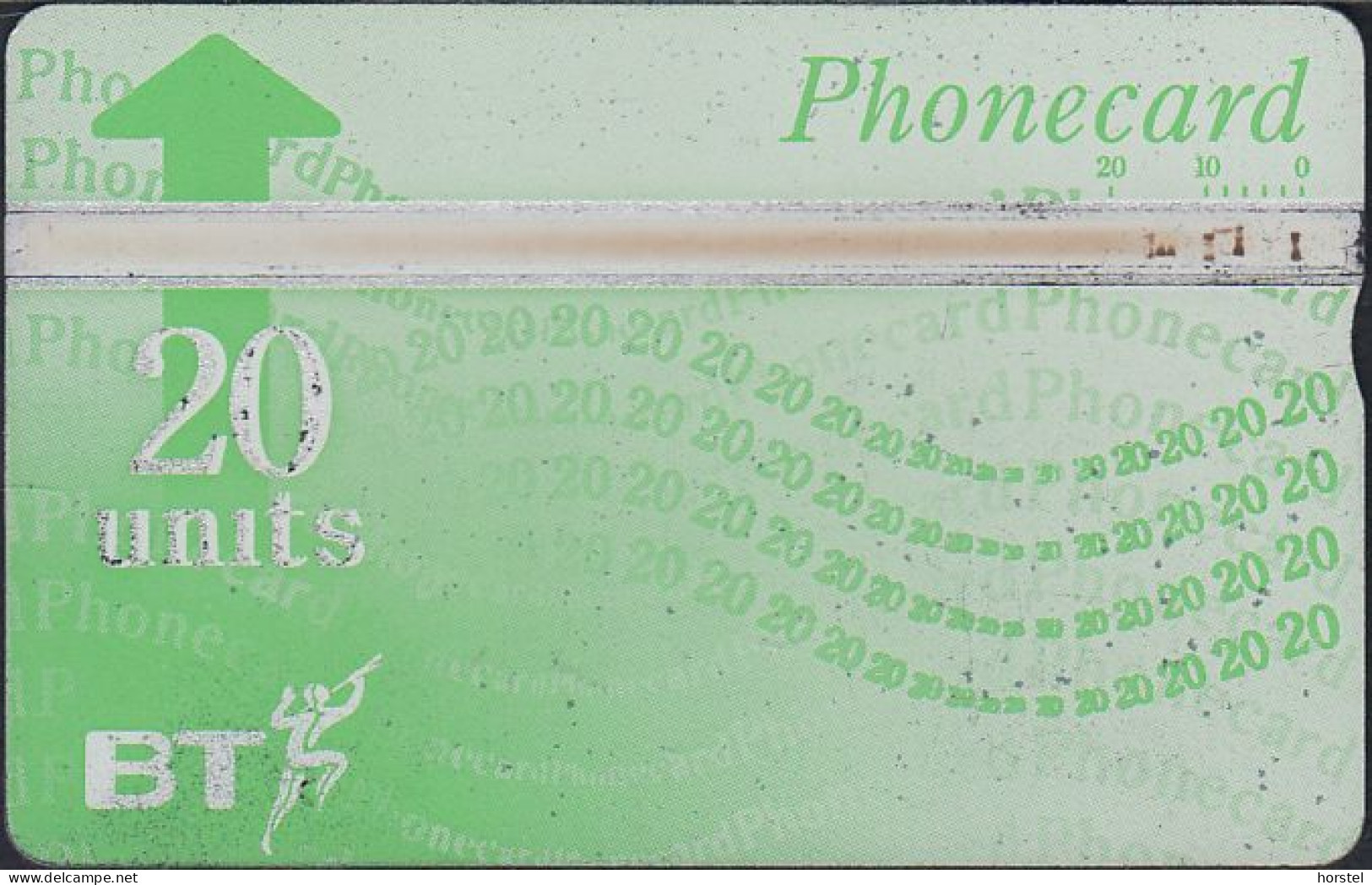 UK - British Telecom L&G  BTD038 - 8th Issue Phonecard Definitive - 20 Units - 204F - BT Definitive Issues