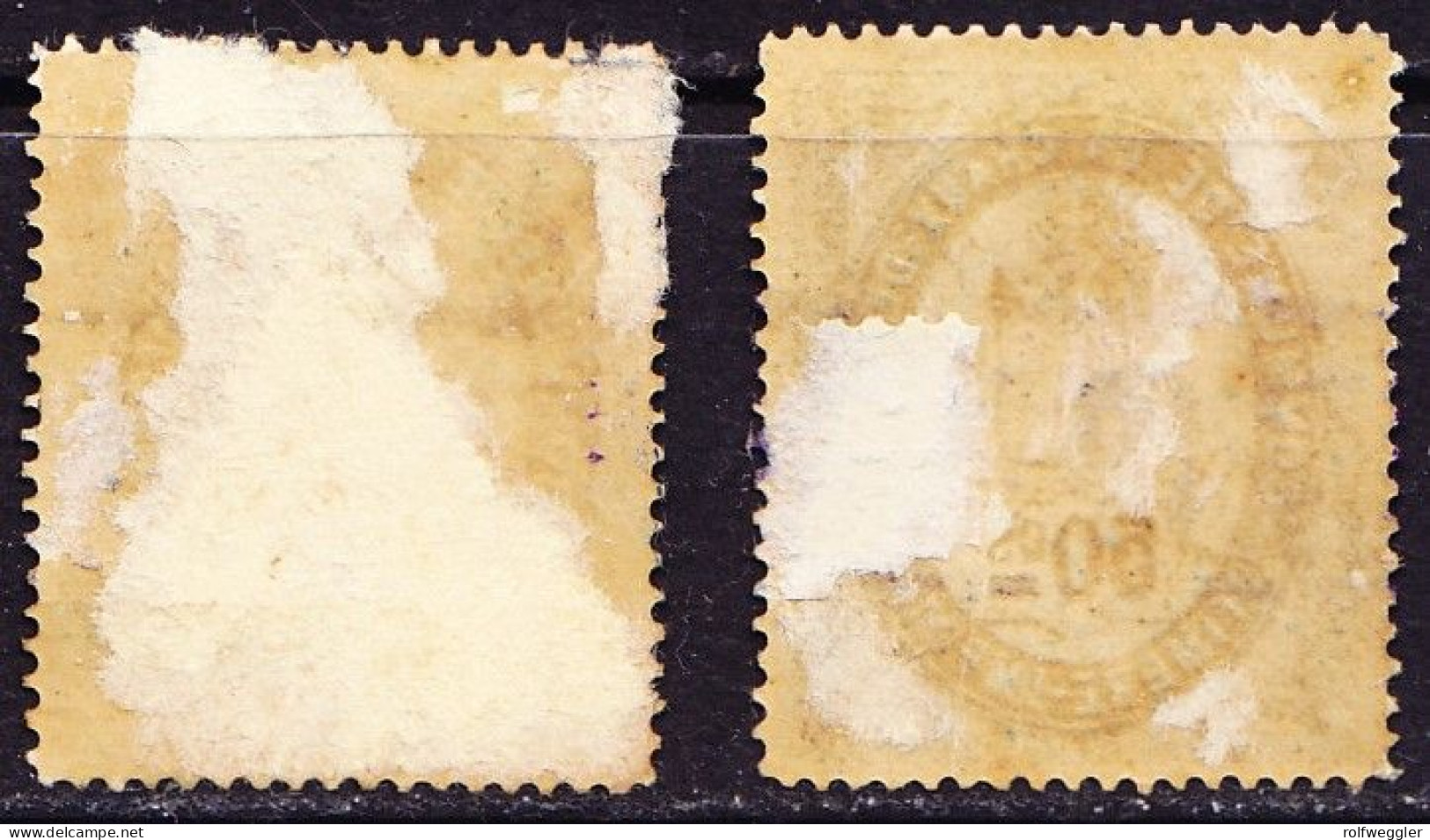 1898/1891 La Chaux-de-Fonds 2 Verschiedene Fiskalmarken Der 1. Serie, Entwertet. - Revenue Stamps