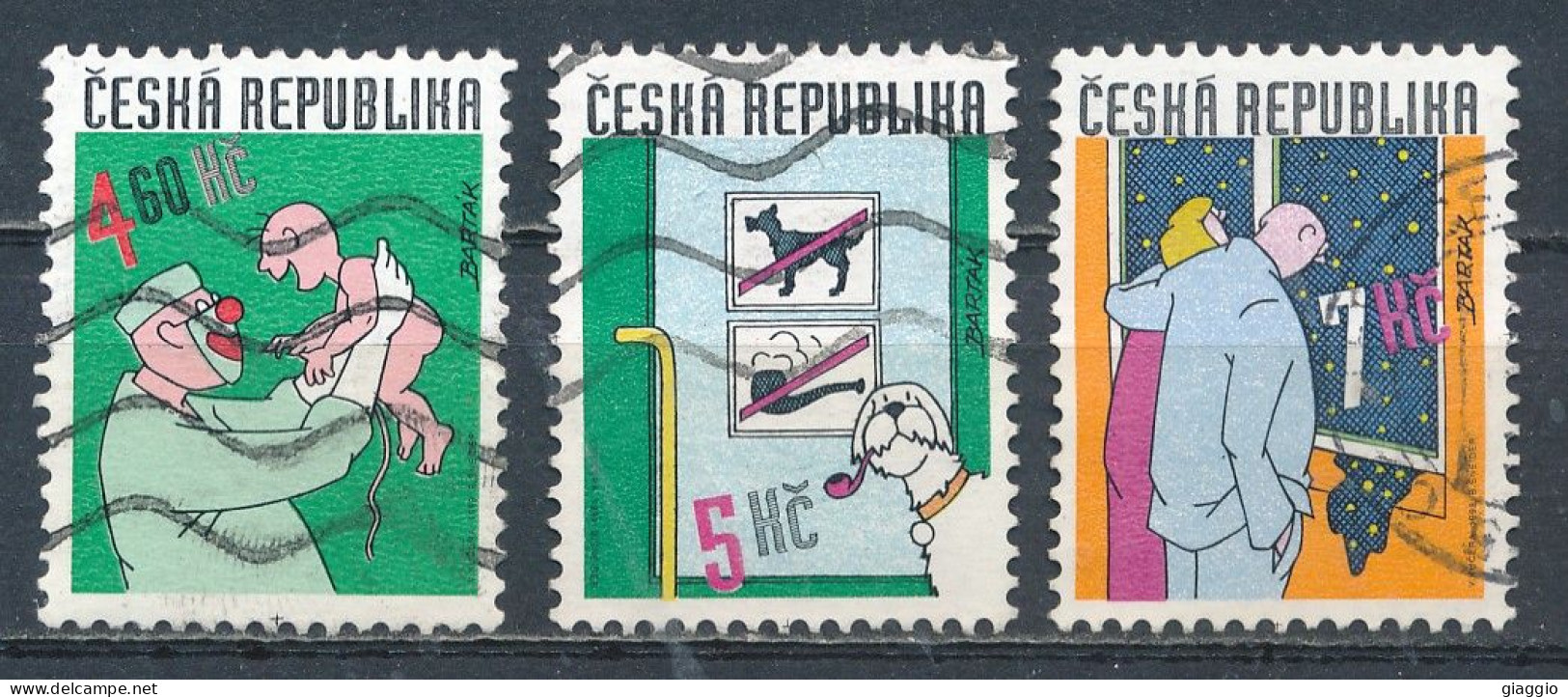 °°° CZECH REPUBLIC - Y&T N° 226/28 - 1999 °°° - Used Stamps