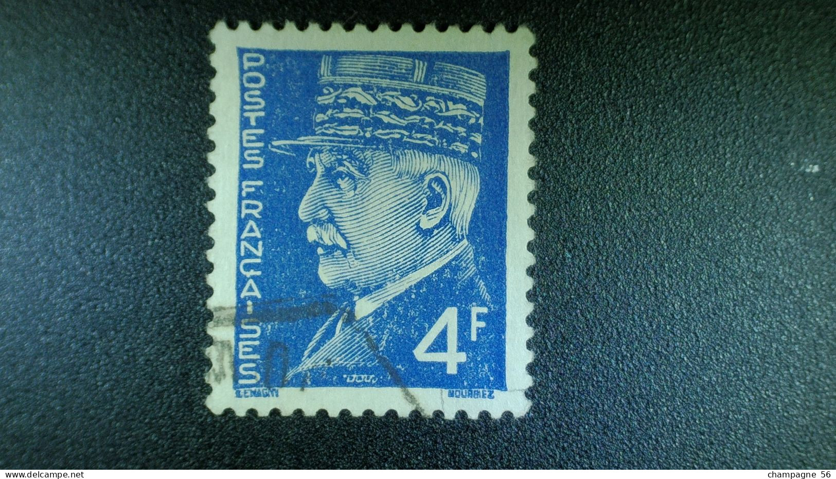 1941 /1942 N° 521A  MARECHAL PETAIN 4 C  OBLIT - Used Stamps
