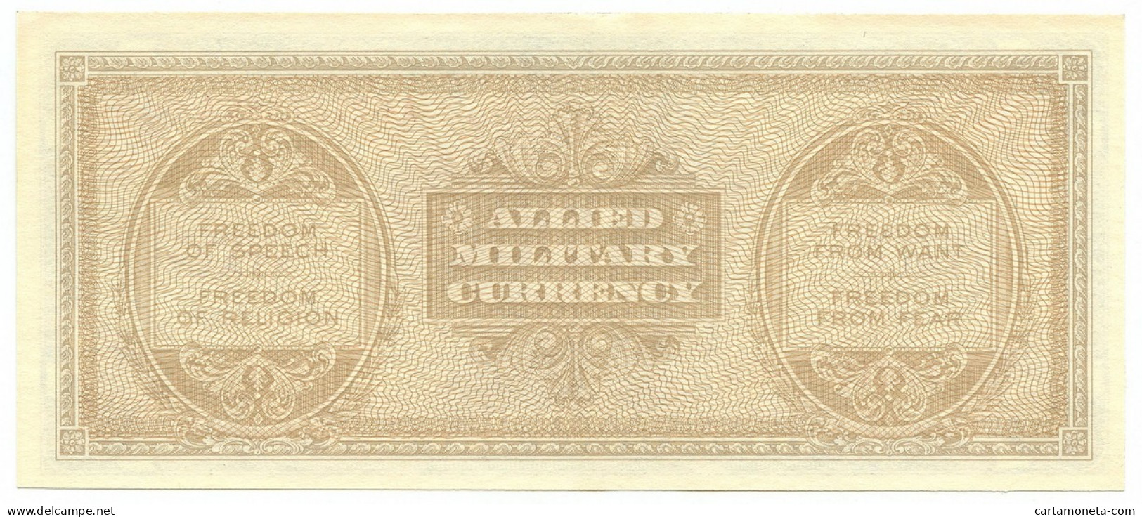 1000 LIRE OCCUPAZIONE AMERICANA IN ITALIA MONOLINGUA BEP 1943 SUP- - 2. WK - Alliierte Besatzung