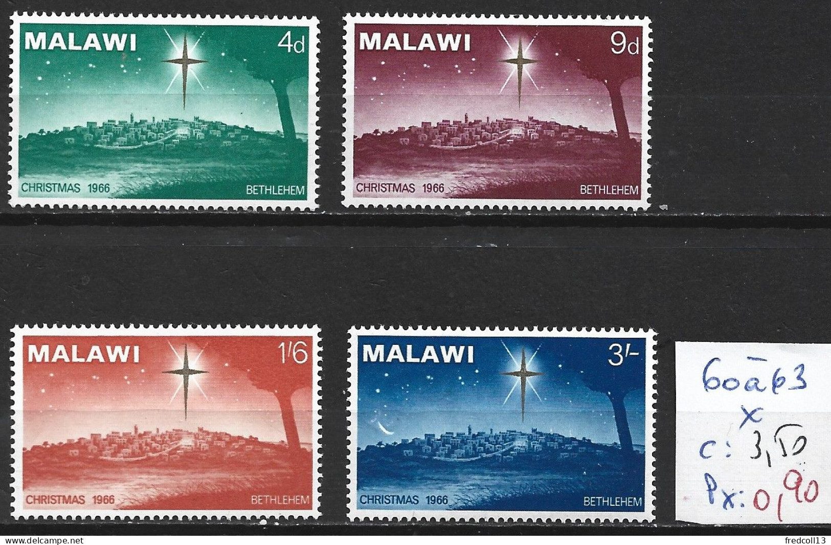 MALAWI 60 à 63 * Côte 3.50 € - Malawi (1964-...)