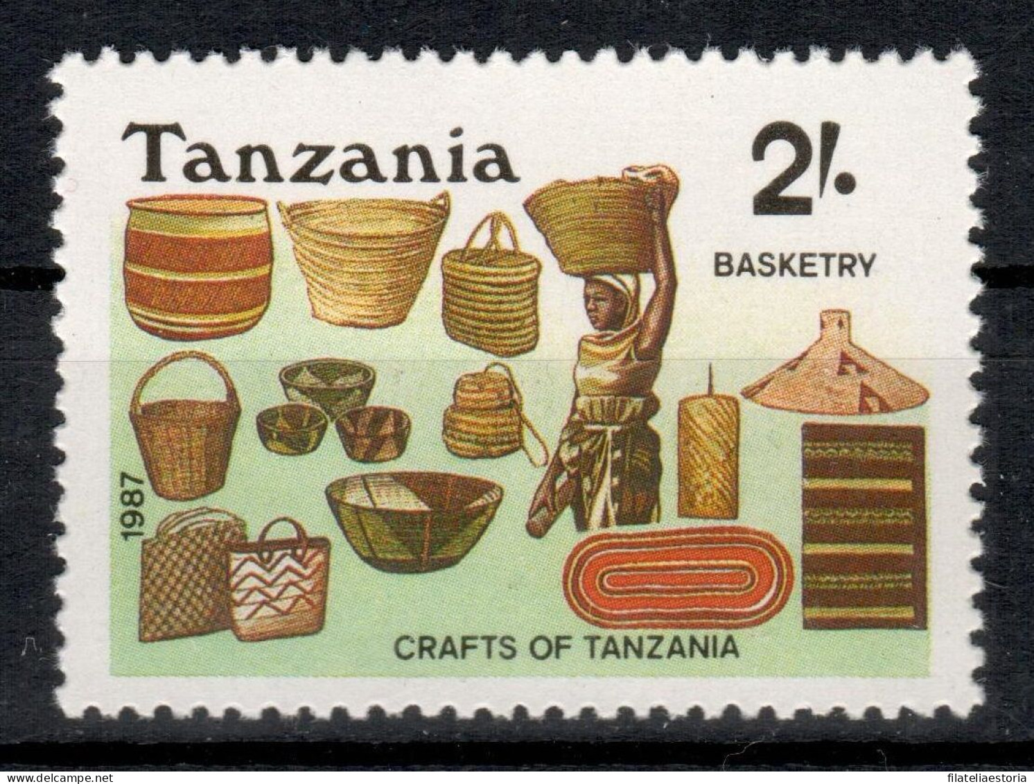 Tanzanie 1987 - MNH ** - Artisanat - Michel Nr. 412 (tan318) - Tanzanie (1964-...)