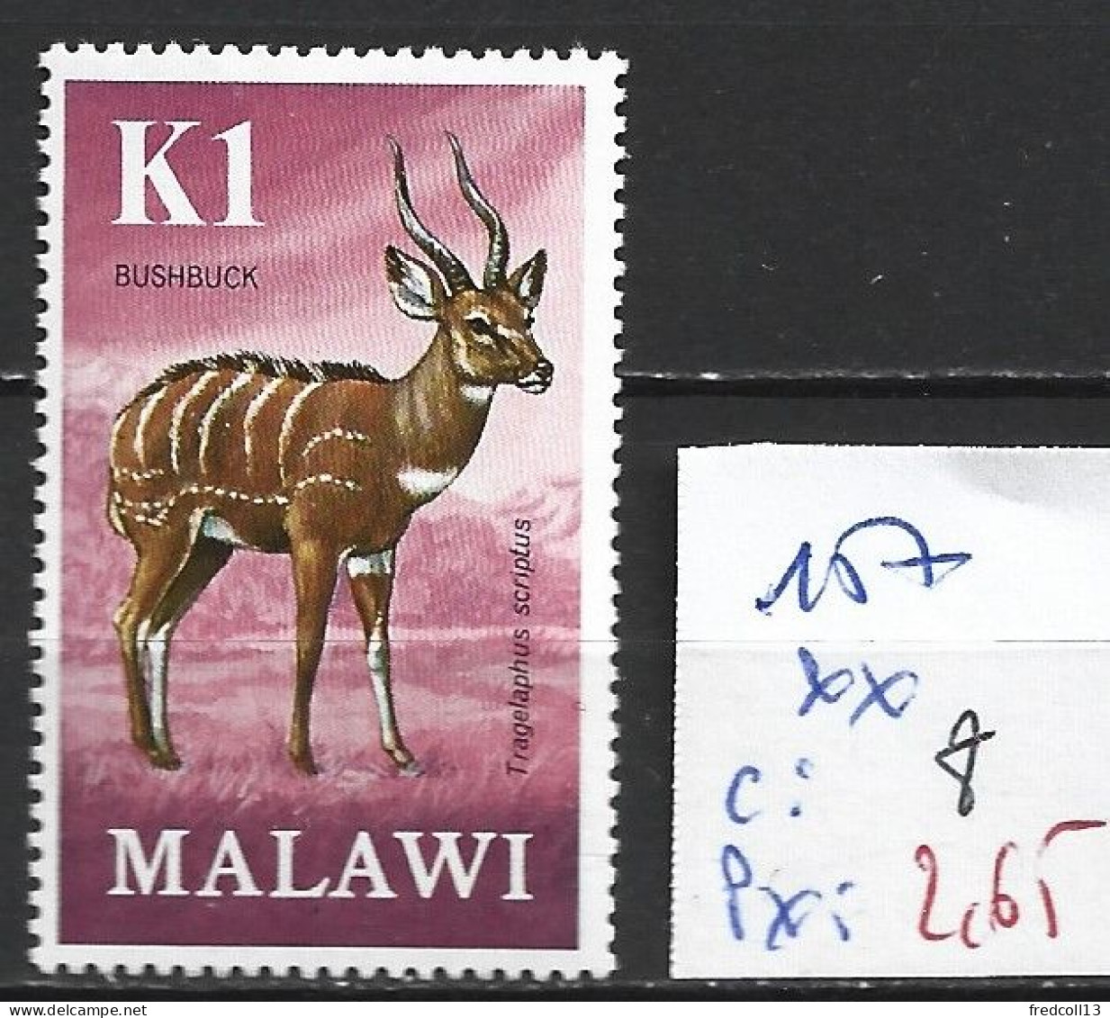 MALAWI 157 ** Côte 8 € - Malawi (1964-...)