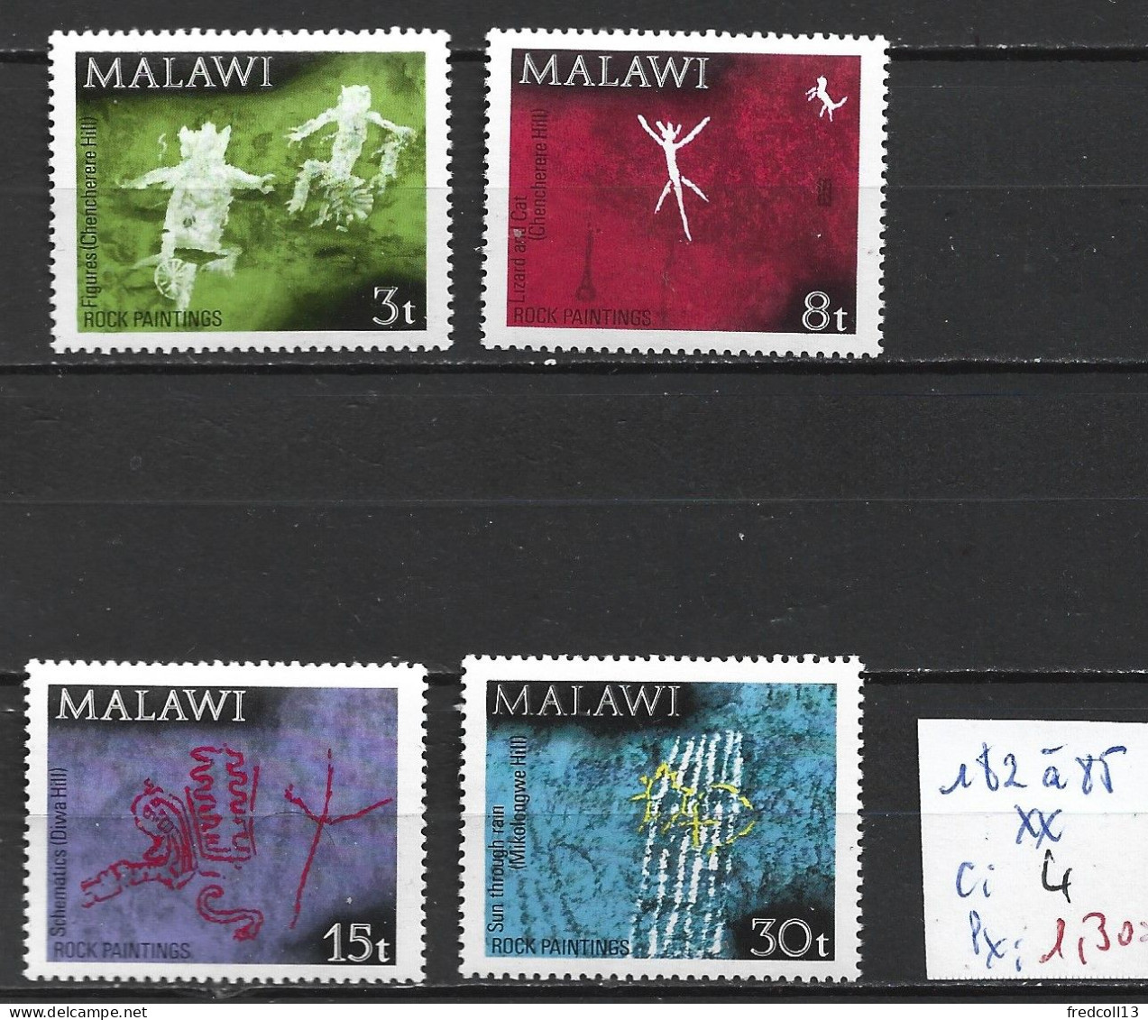 MALAWI 182 à 85 ** Côte 4 € - Malawi (1964-...)