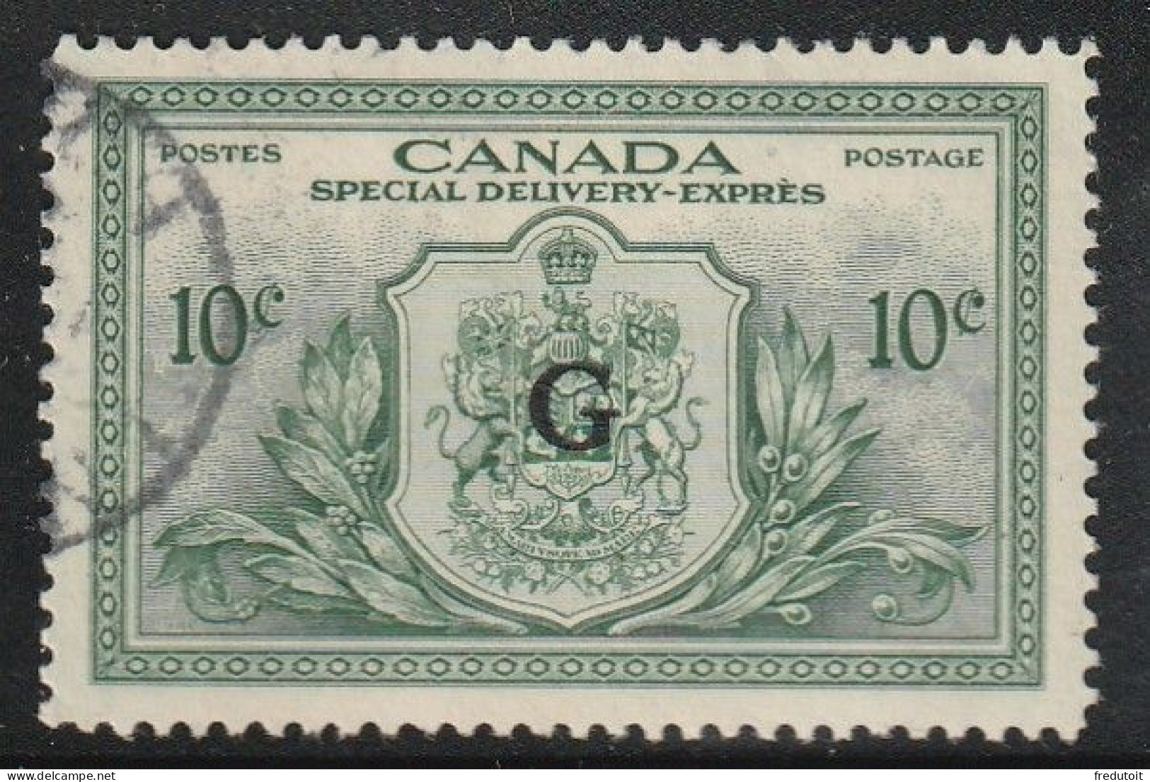 CANADA - Timbres De Service N°29 Obl (1950-52) Timbre Par Exprès - G - - Surchargés