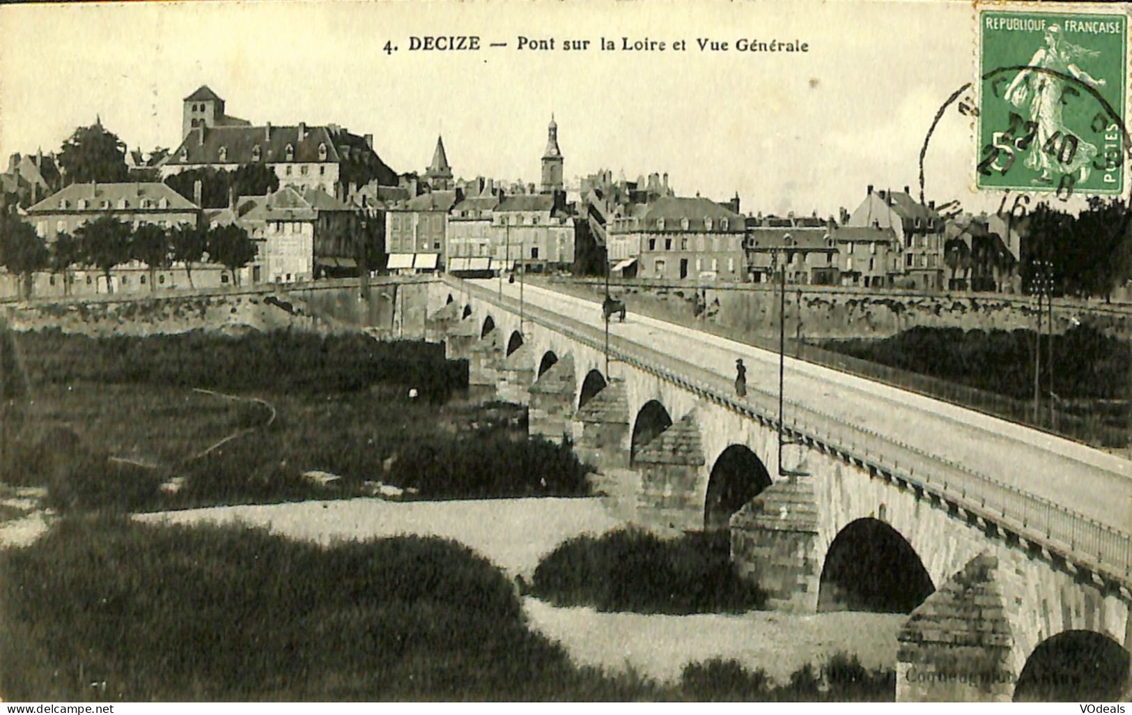 France - (58) Nièvre - Decize - Pont Sur La Loire Et Vue Générale - Decize