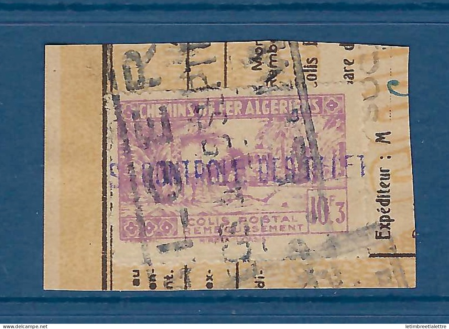 Algérie - Colis Postaux - YT N° 124 - Oblitéré - 1943 - Parcel Post