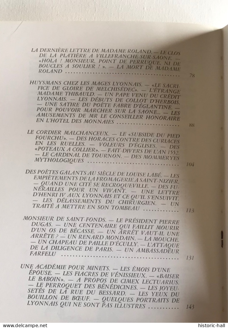 Vieilles Chroniques De LYON - 7eme Serie - 1980 - A. CHAMPDOR - Rhône-Alpes