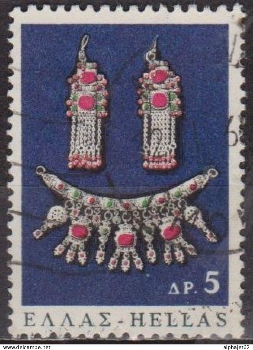 Arts Populaires - GRECE - Collier Et Boucles D'oreilles - N° 909 - 1966 - Usados