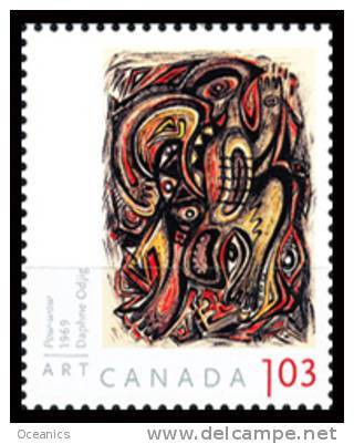 Canada (Scott No.2438 - Art / Daphne Odjig - $1,03) [**] De Carnet / From BK - Unused Stamps
